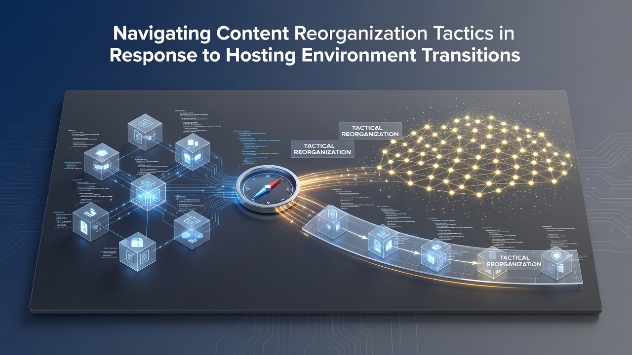 Navigating Content Reorganization Tactics in Response to Hosting Environment Transitions